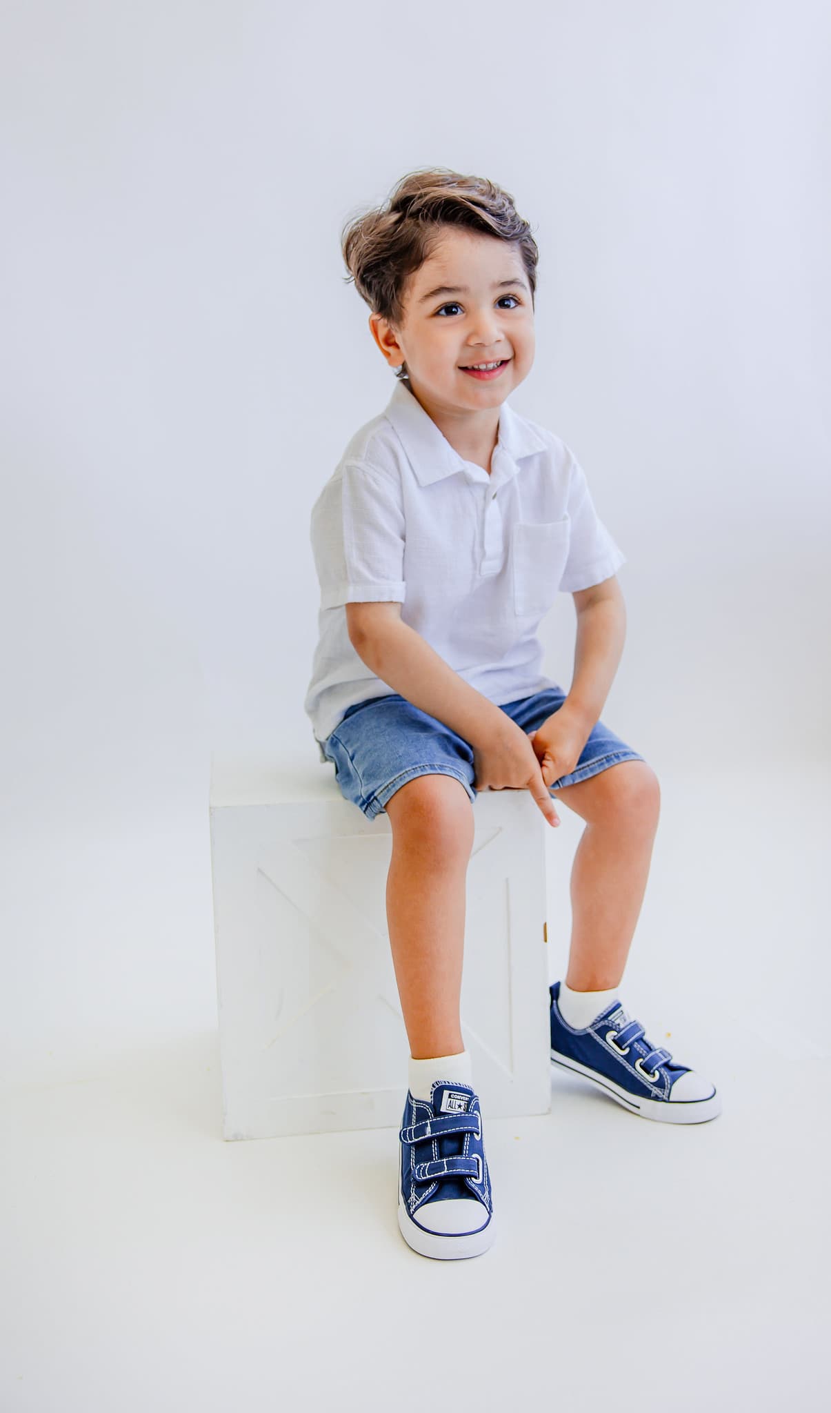 Young student learning about AI and technology